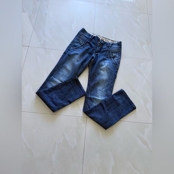 Cocoa Jeans Colombian Jeans Vintage  Size USA 6 Acid Wash Jeans. Pockets Button - Picture 1 of 16
